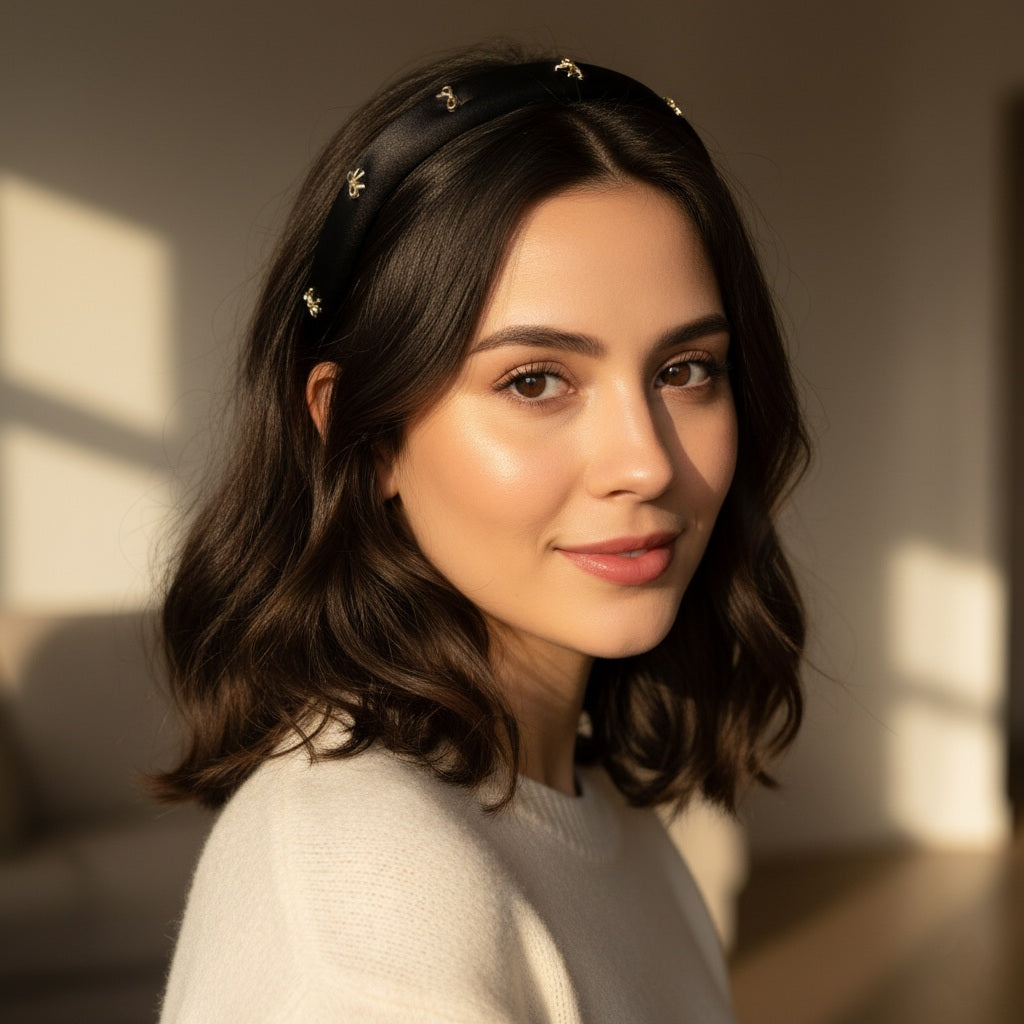 Matu stīpiņa "Satīns un bantīte"