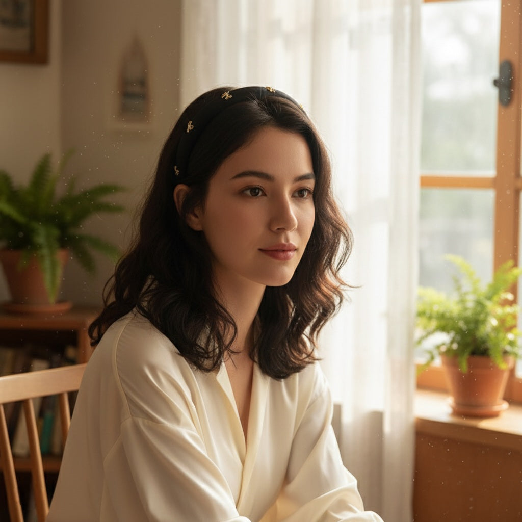 Matu stīpiņa "Satīns un bantīte"