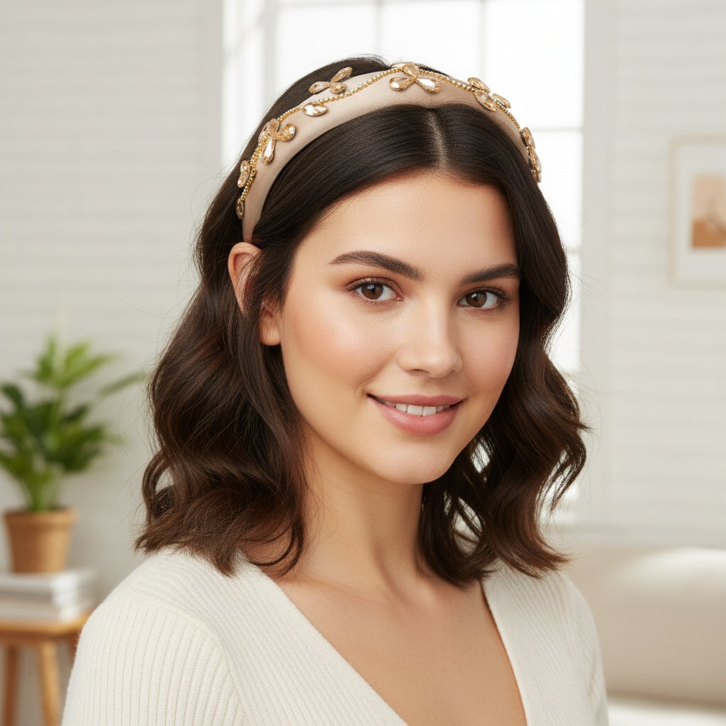 Matu stīpiņa "Tu esi īpaša!" bēša