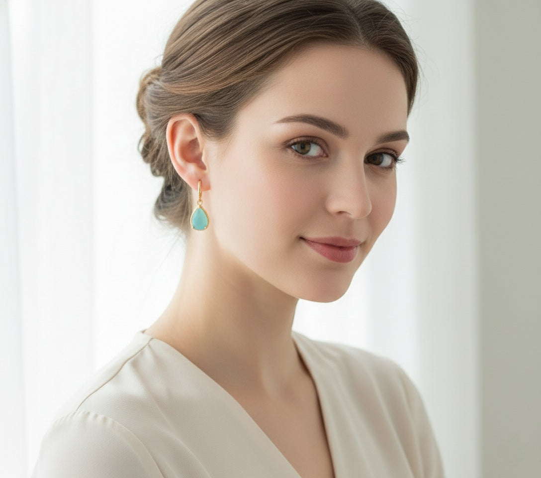 Auskari "Maigi zaļa"