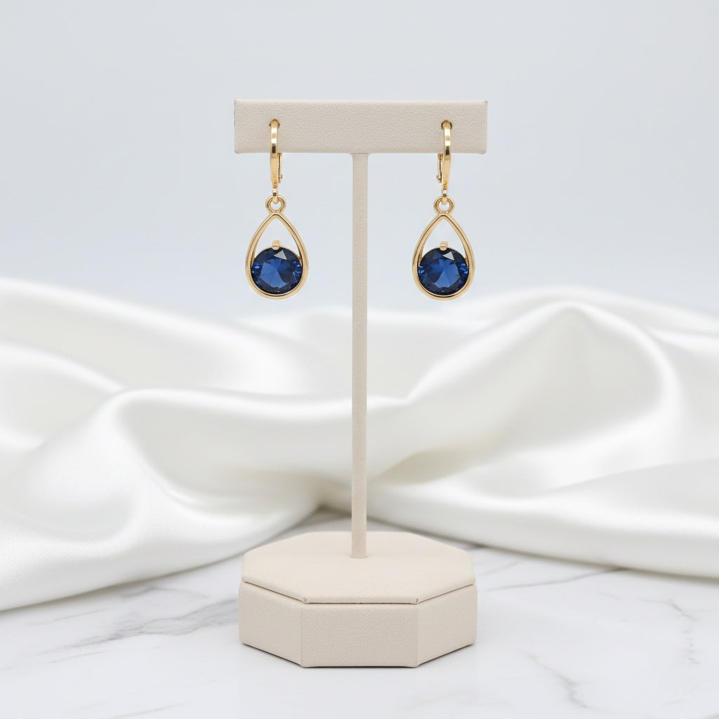 Auskari "Tumši zilā lāsīte"