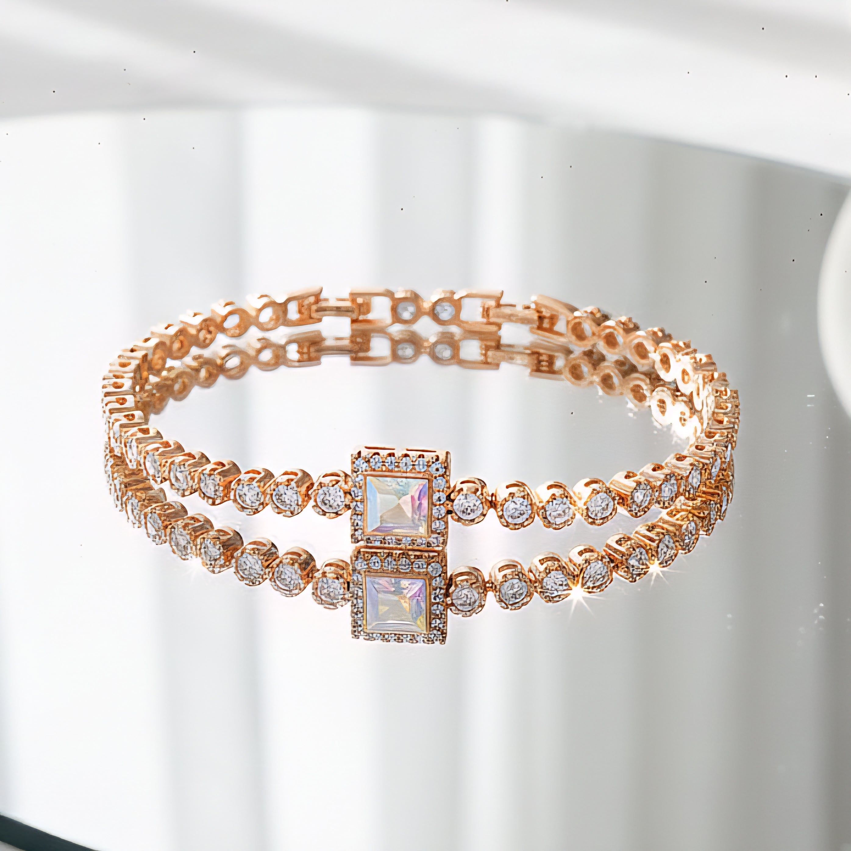 Rokassprādze "Kvadrāta kristāls"