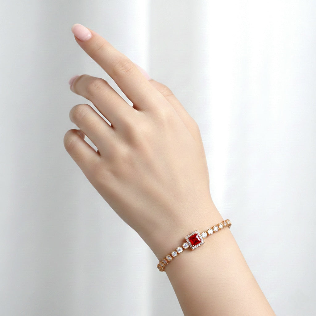 Rokassprādze "Kvadrāta kristāls"