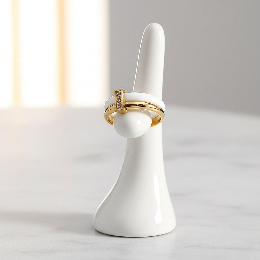 Gredzens "Keramika 2in1"