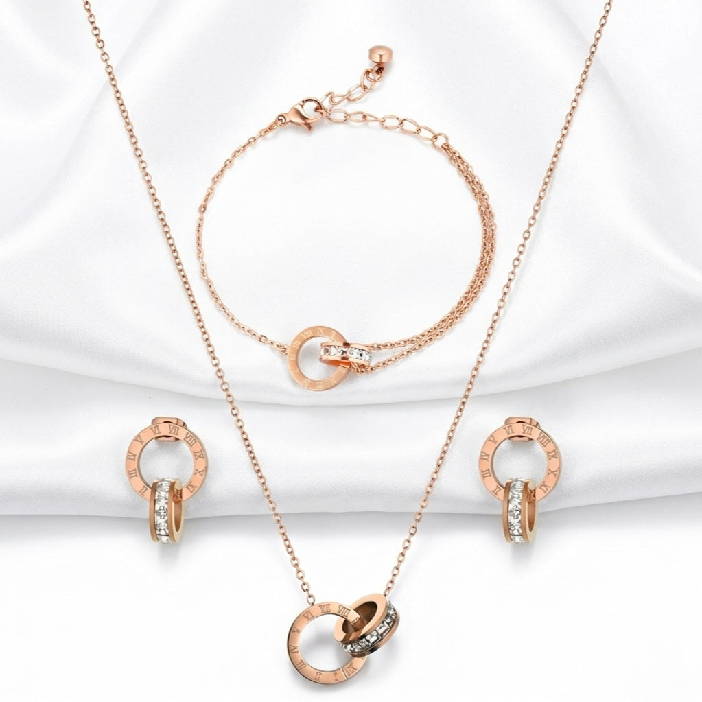 Rotu komplekts "Zelta romiešu kristāli"