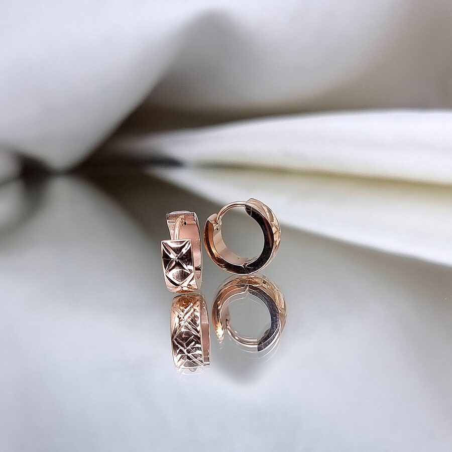 Apzeltīti auskari, neizraisa alerģiju, kvalitatīvi, neapsūbē, mitrumizturīgi. Drošs pirkums, ātra piegāde, plašs sortiments, vienkāršota atgriešana. Klasiski auskari, auskari ikdienai, auskari kāzām, bērniem. Riņķīši, zelta auskari, medicīniskais zelts. Rotaslietas sievietei, moderni auskari, gaumīgi auskari, dāvana.