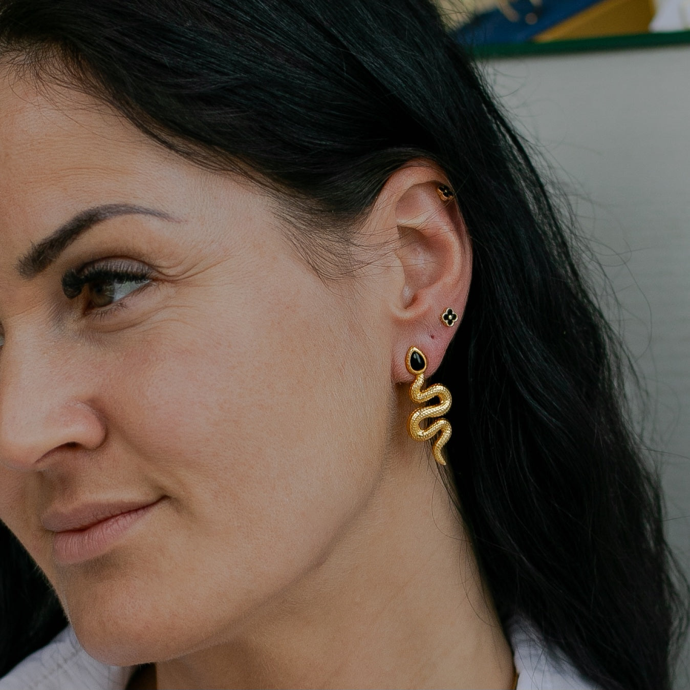 Auskari "Melnā čūska"