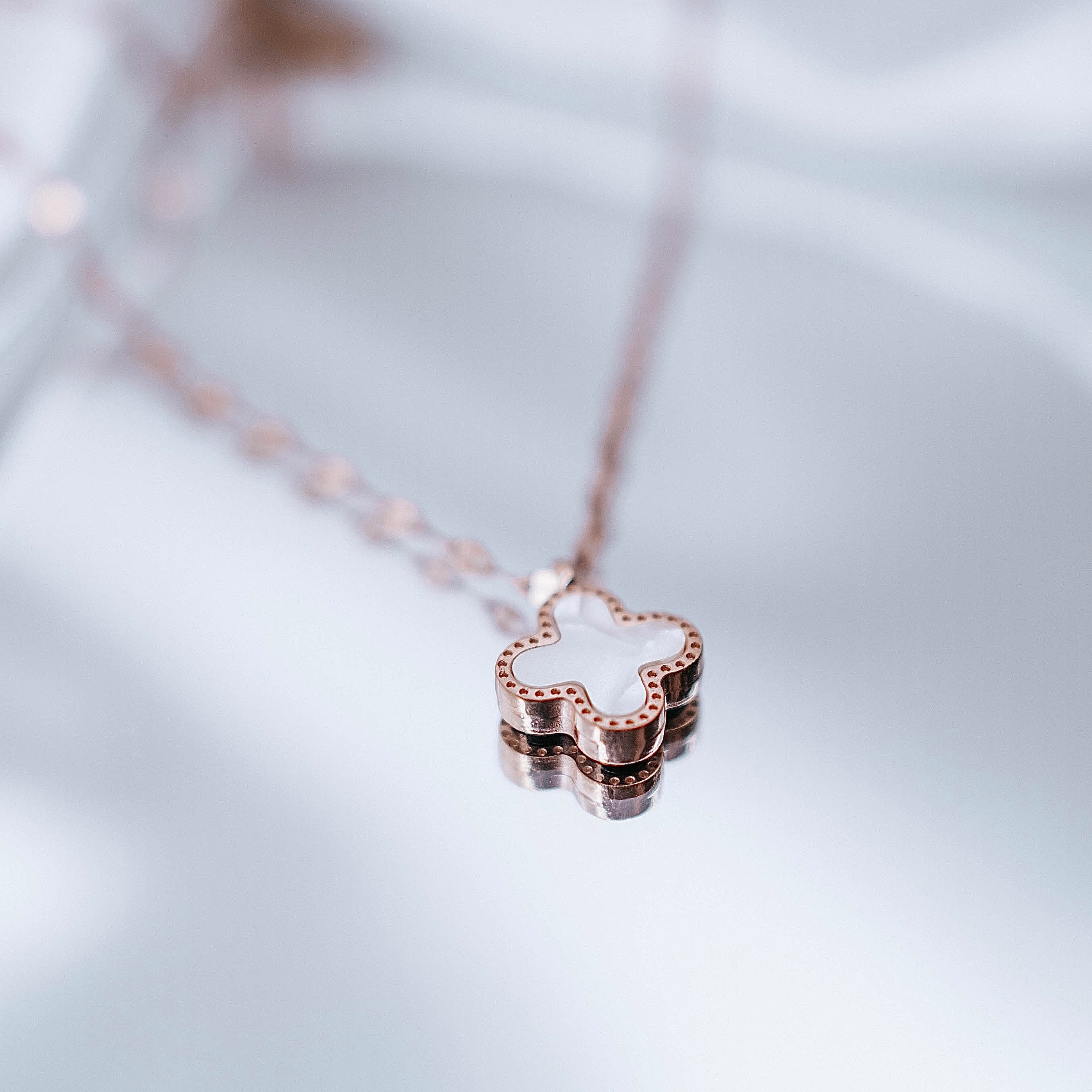 Kaklarota "Black shiny clover rose"