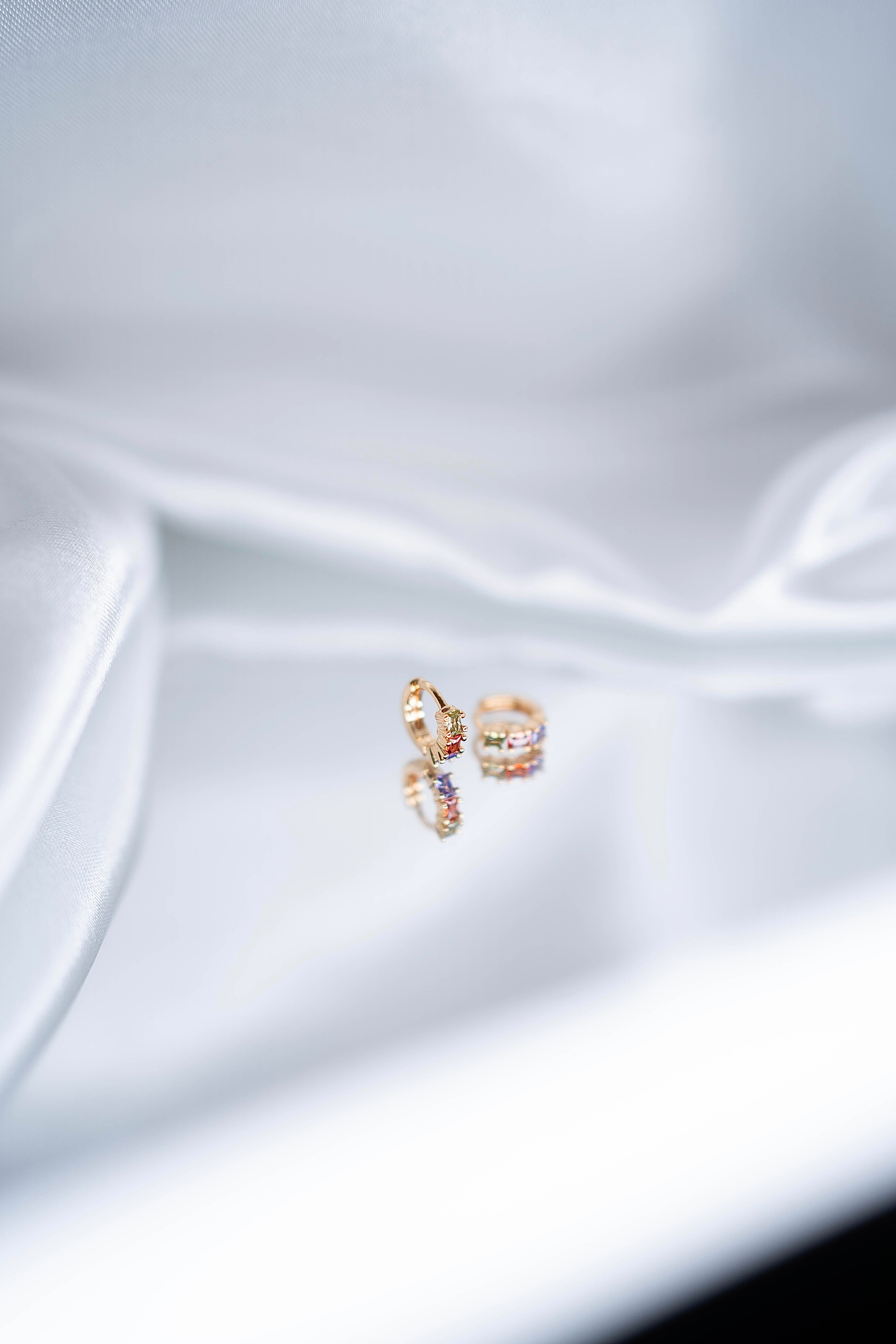 Auskari "Mazie krāsainie riņķīši"