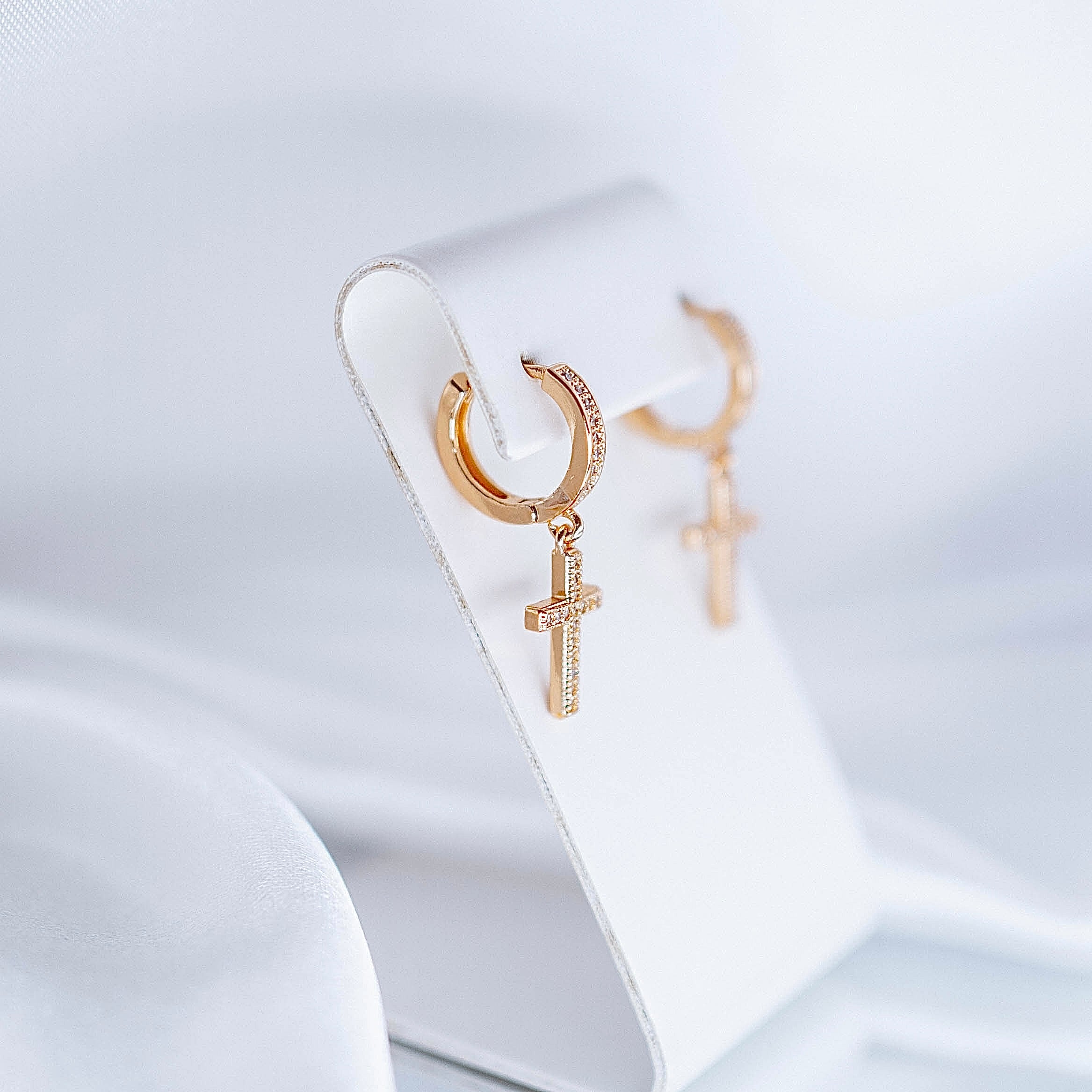 Auskari "Kristālu krustiņš"