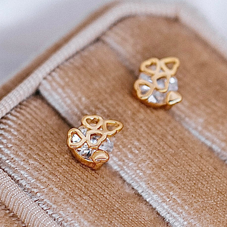 Auskari "Eņģeļu sirdis"