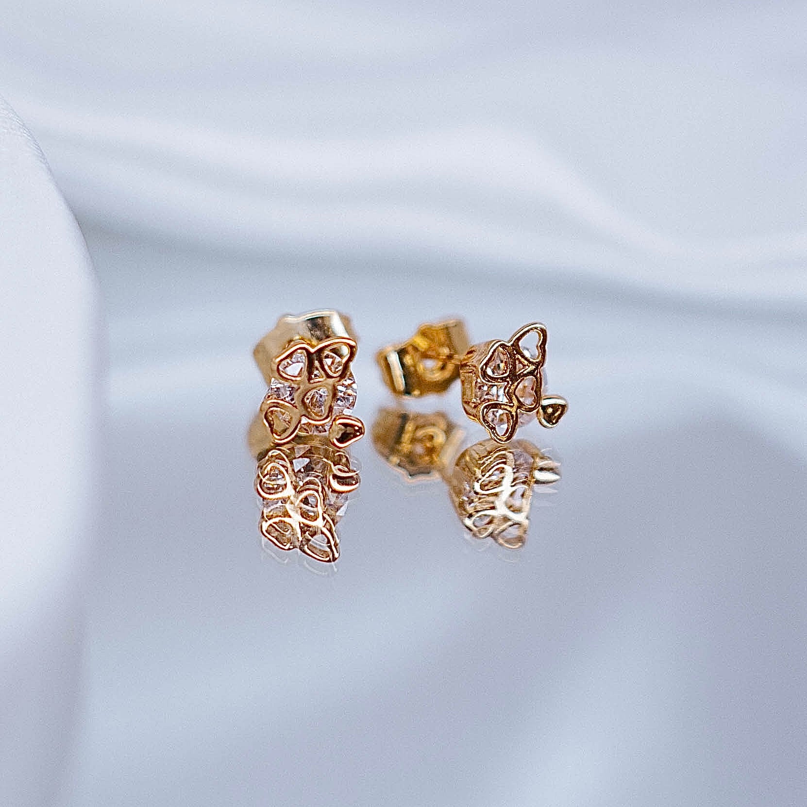 Auskari "Eņģeļu sirdis"