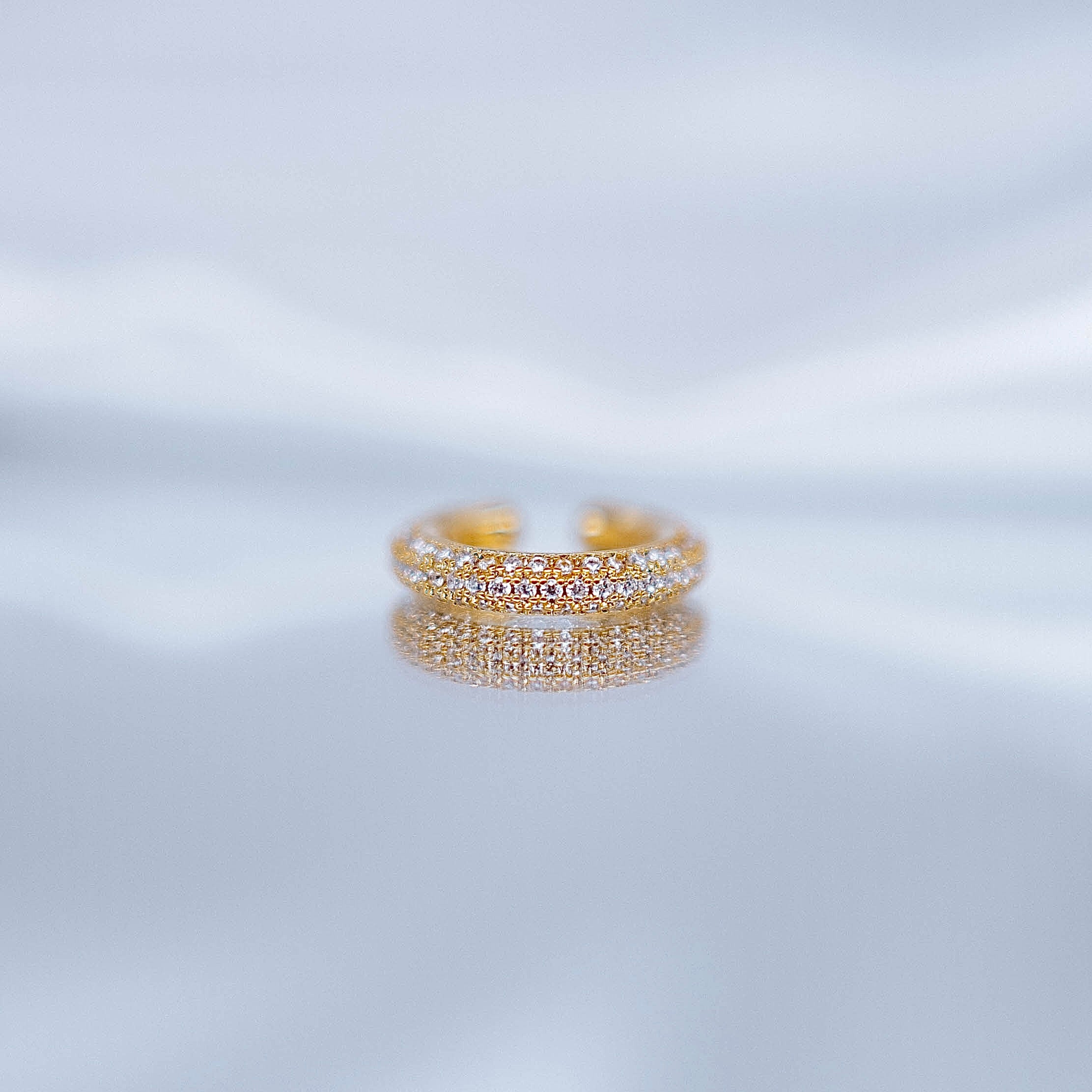 Pīrsings auss kafs/cuff "Apaļais riņķītis"