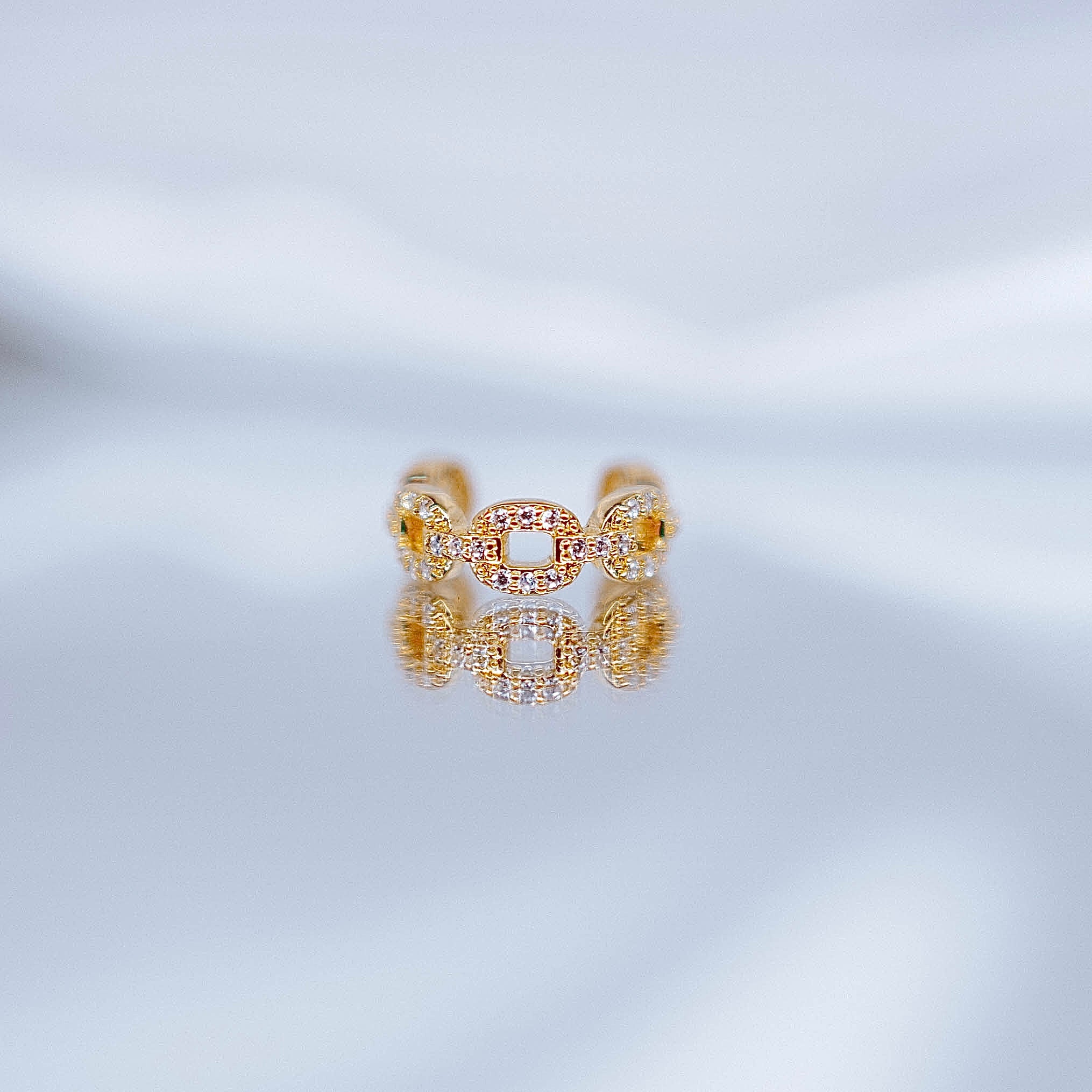 Pīrsings auss kafs/cuff "Ķēdes"