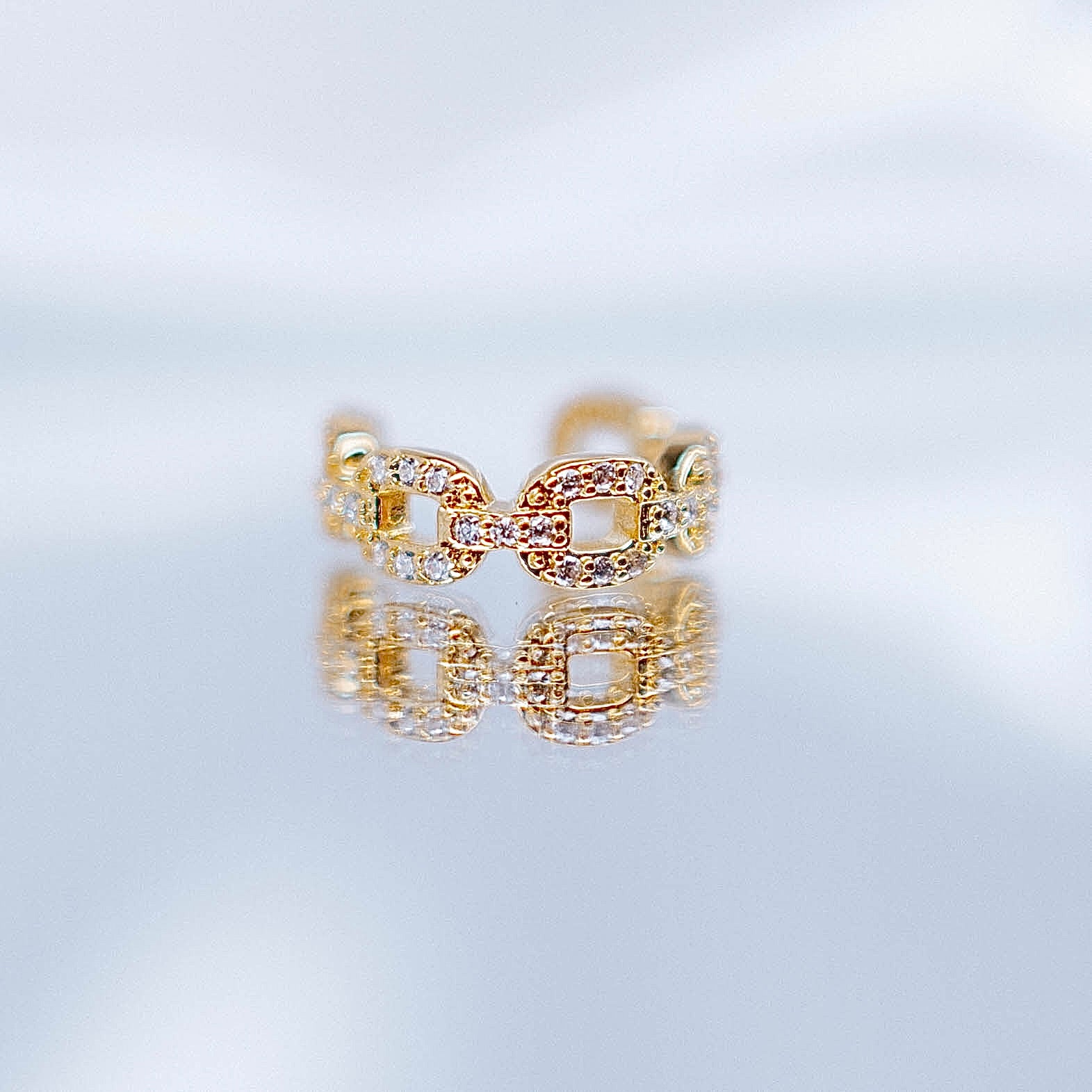 Pīrsings auss kafs/cuff "Ķēdes"