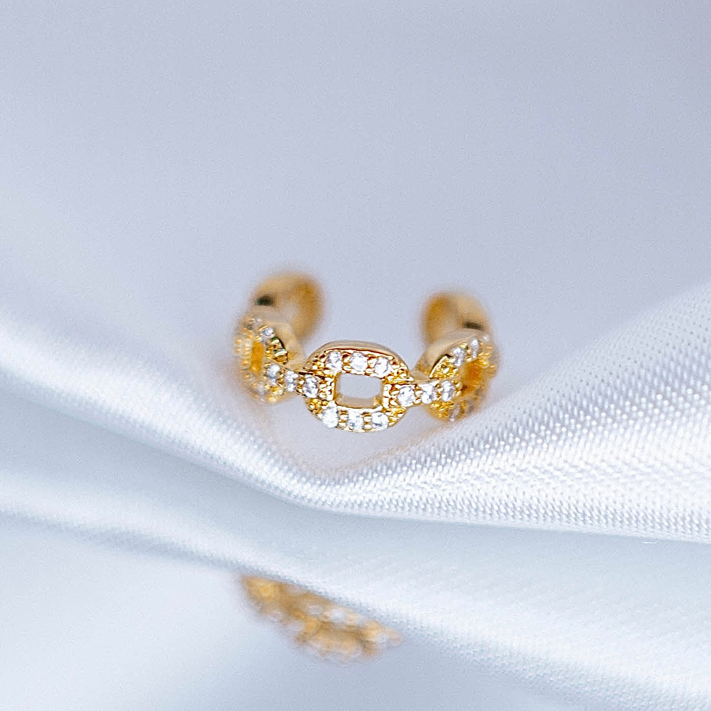 Pīrsings auss kafs/cuff "Ķēdes"