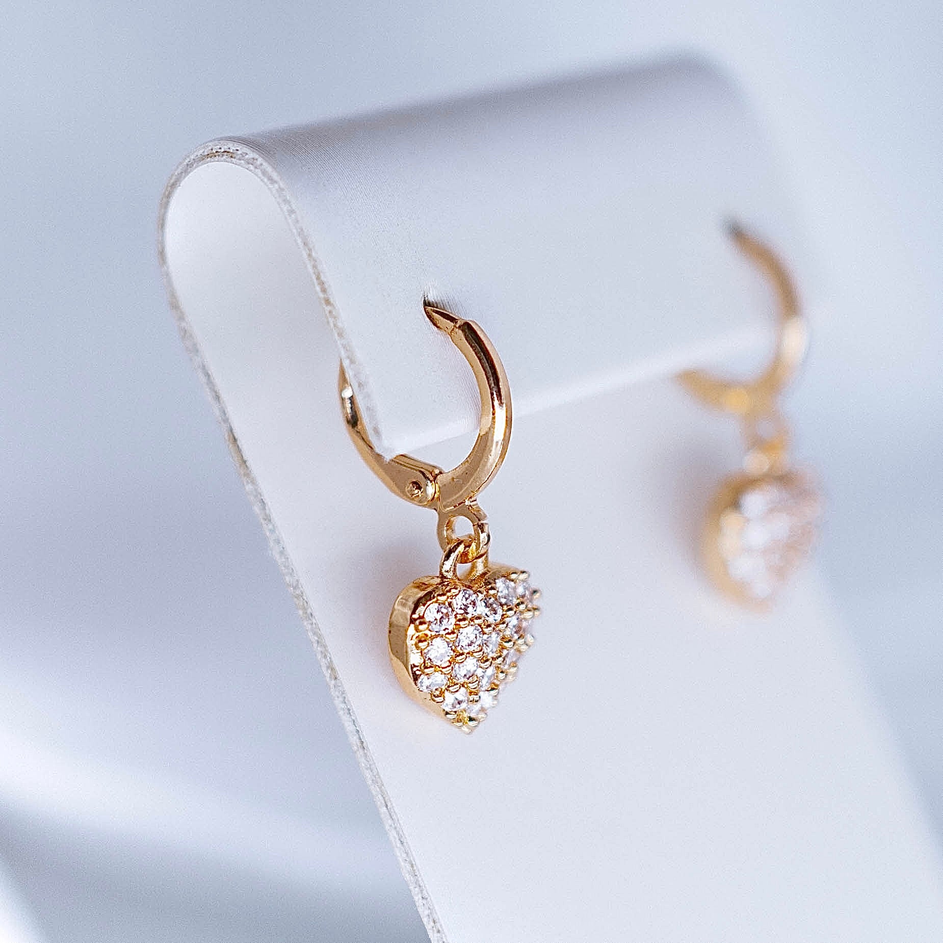 Auskari "Smalko kristālu sirds"