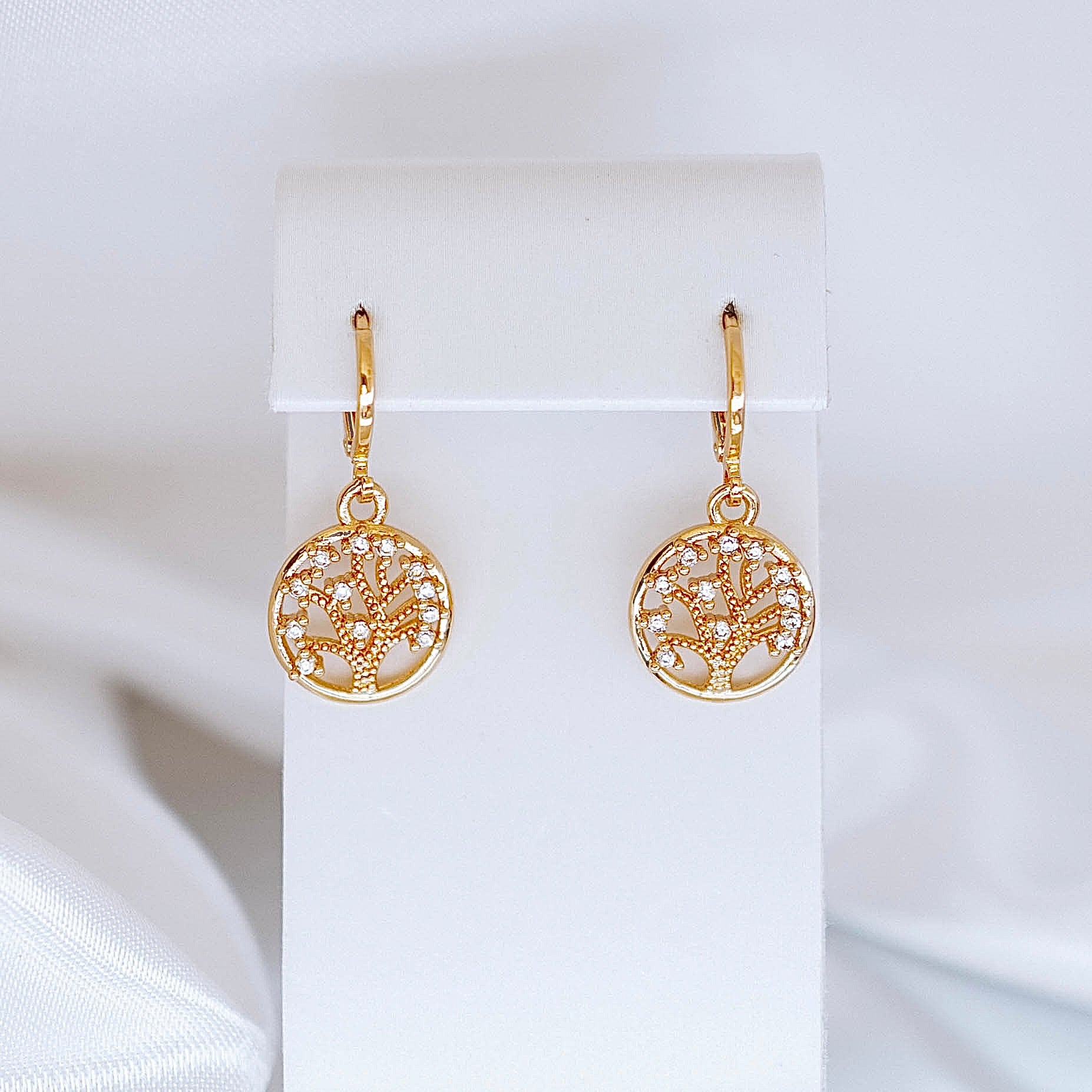 Auskari "Mirdzošais dzīvības koks"