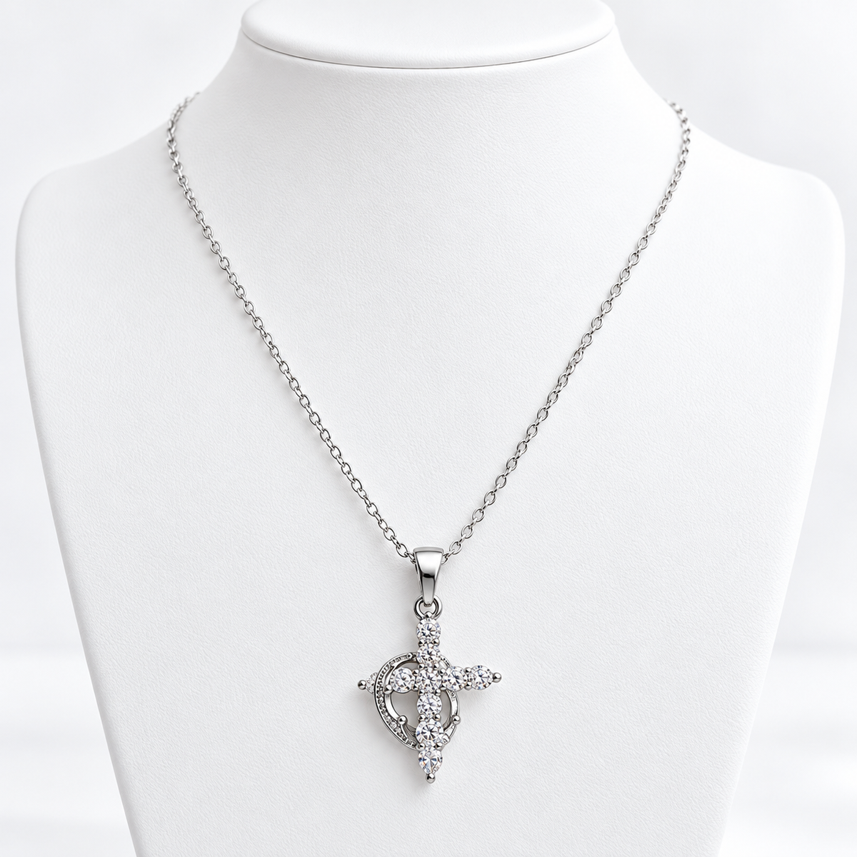 Kaklarota Crystal Embellished Cross Light