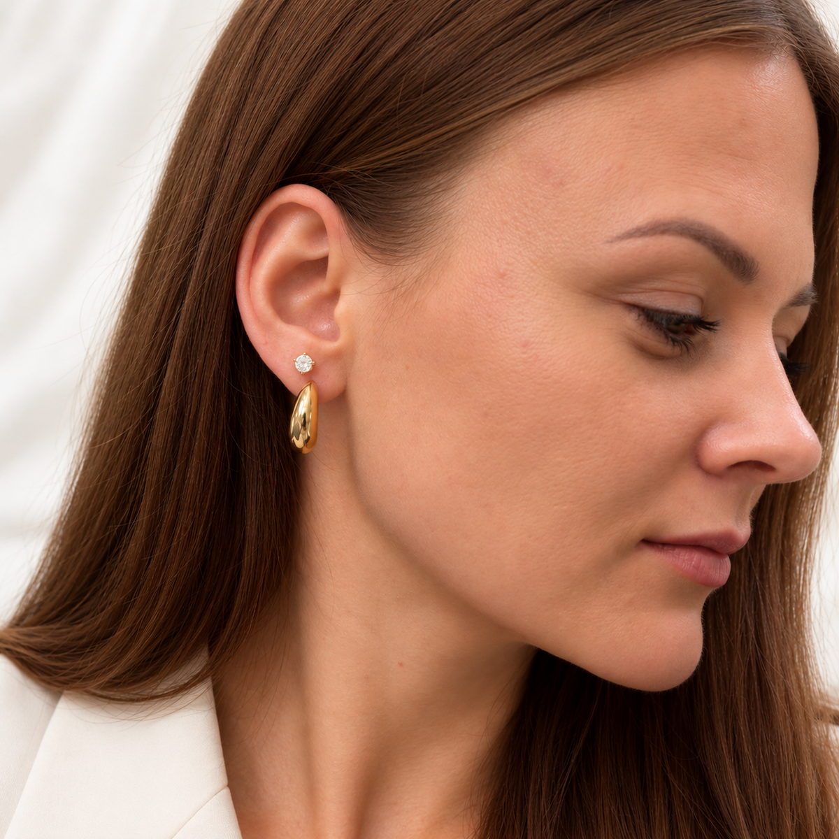 Golden Tear earrings