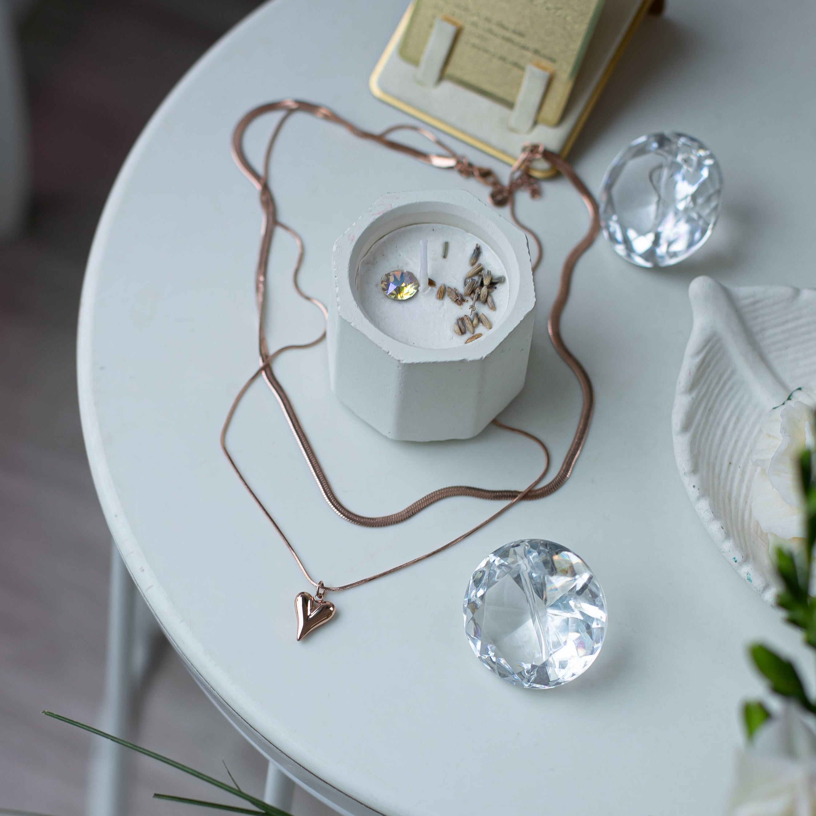 Necklace "Reflection Heart"