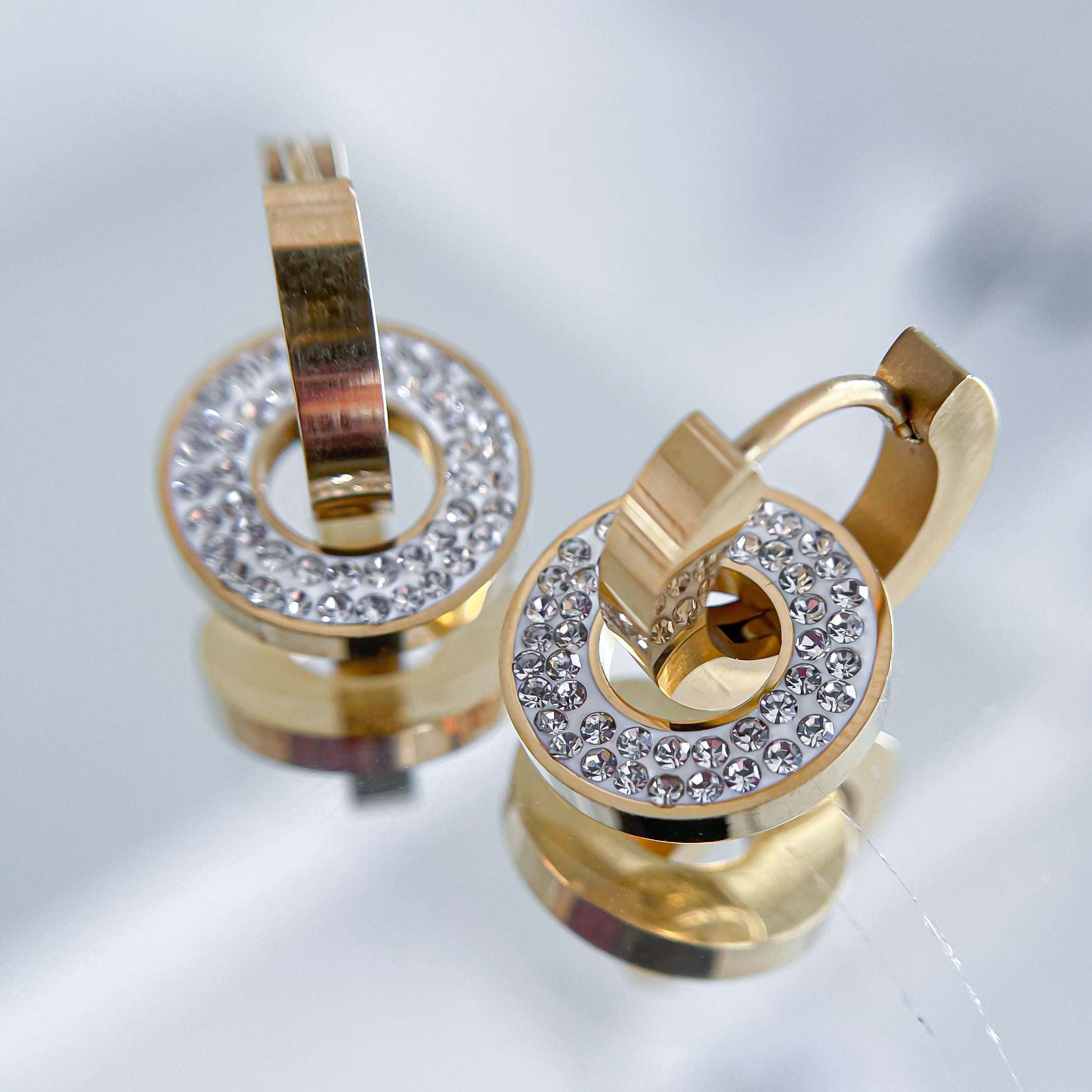 Earrings Two in One Bright Mistique