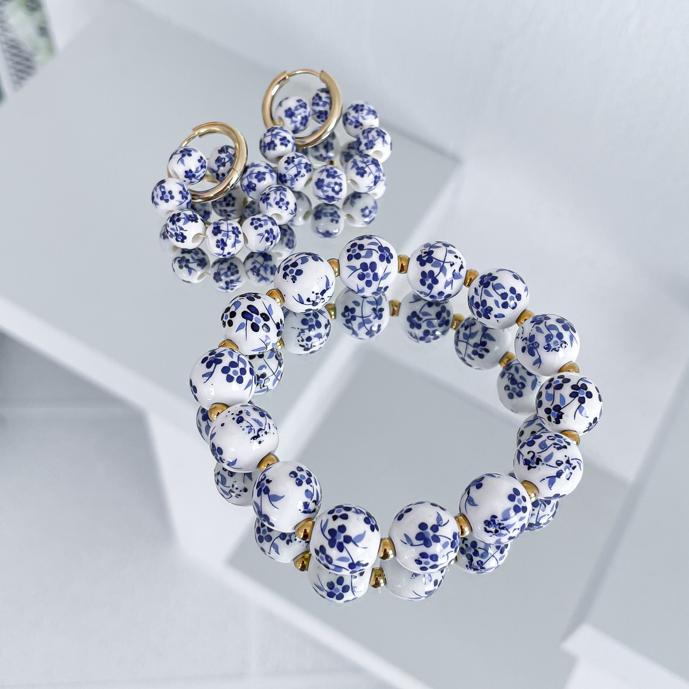 Rotu komplekts "Zilie ziedi"