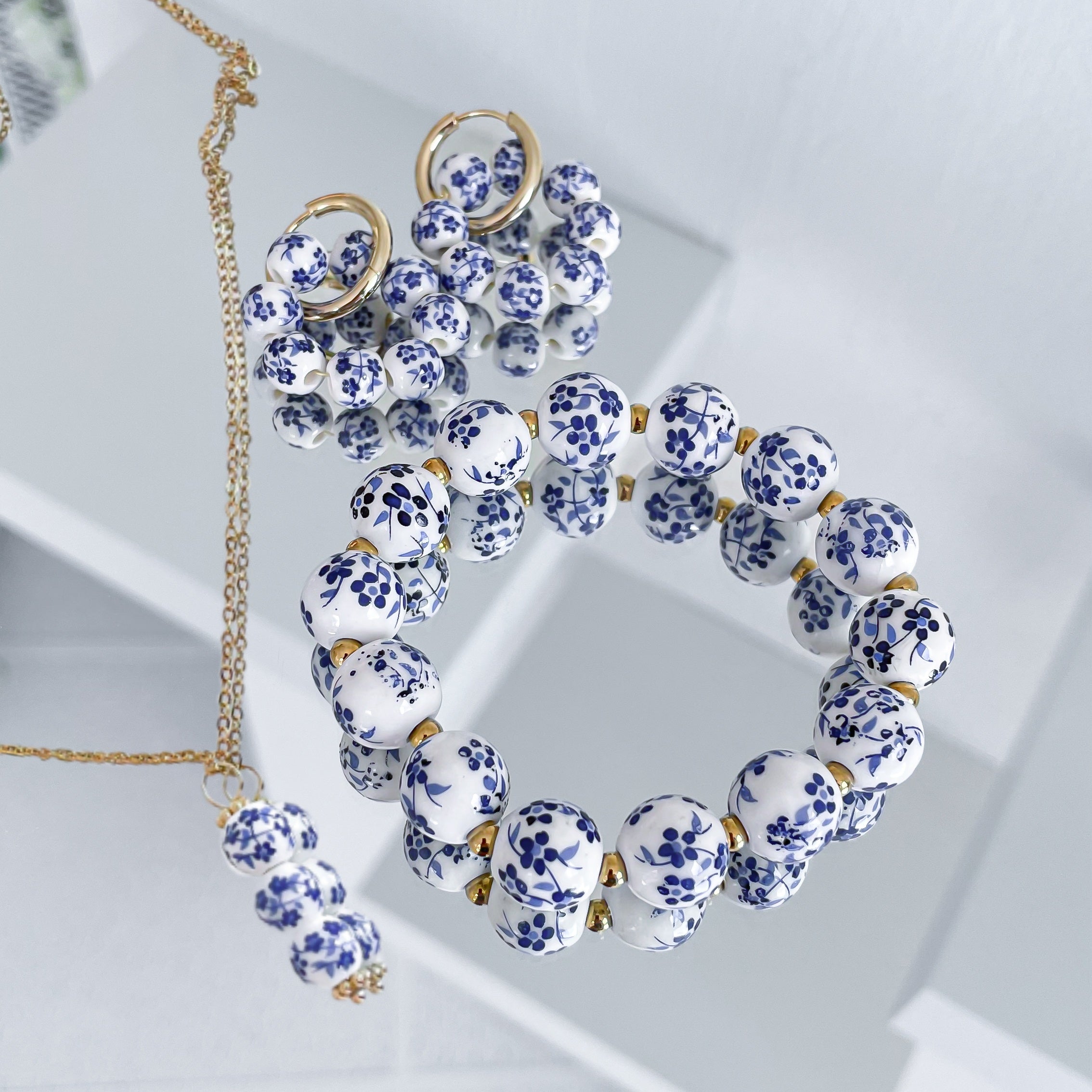 Rotu komplekts "Zilie ziedi"