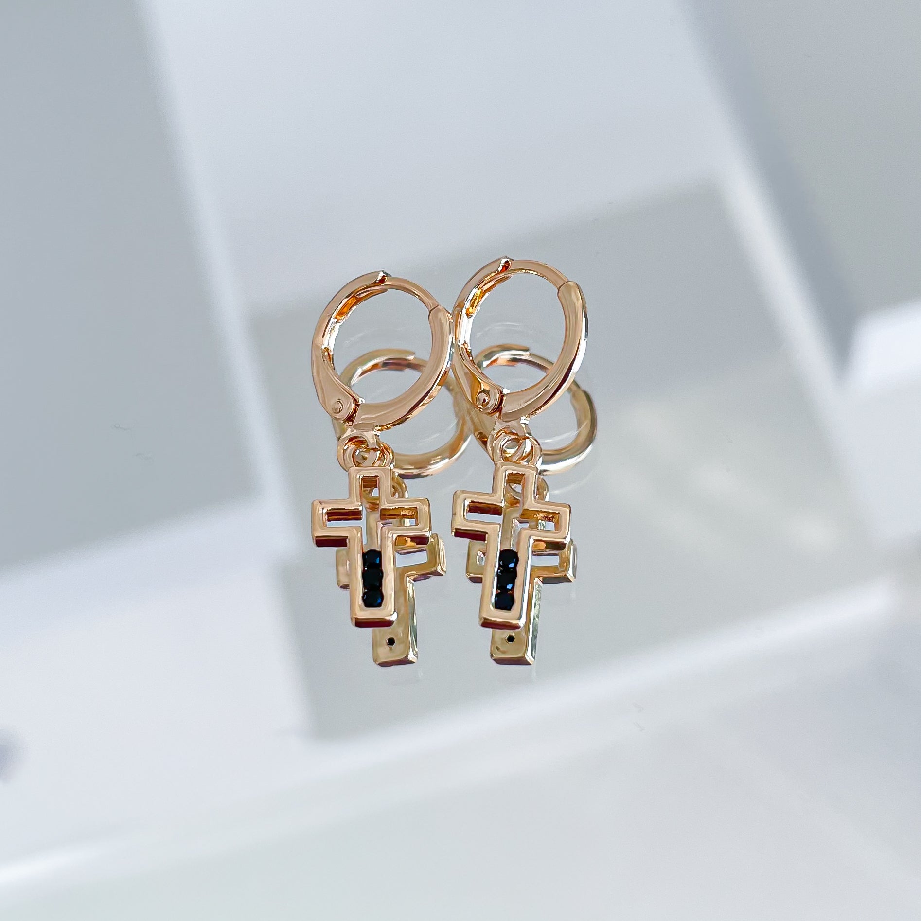 Auskari "Mazais krustiņš"