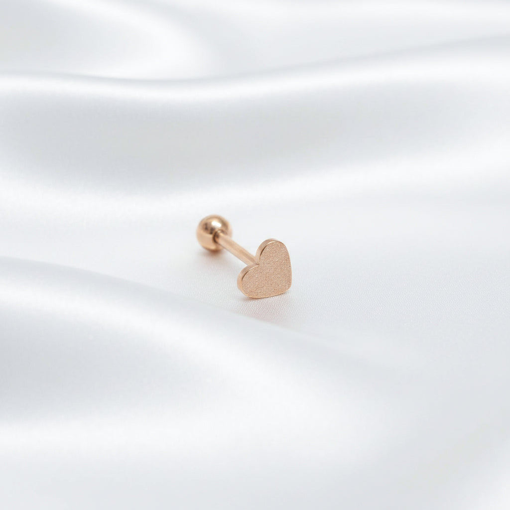 Pīrsings mēlei "Sirds"