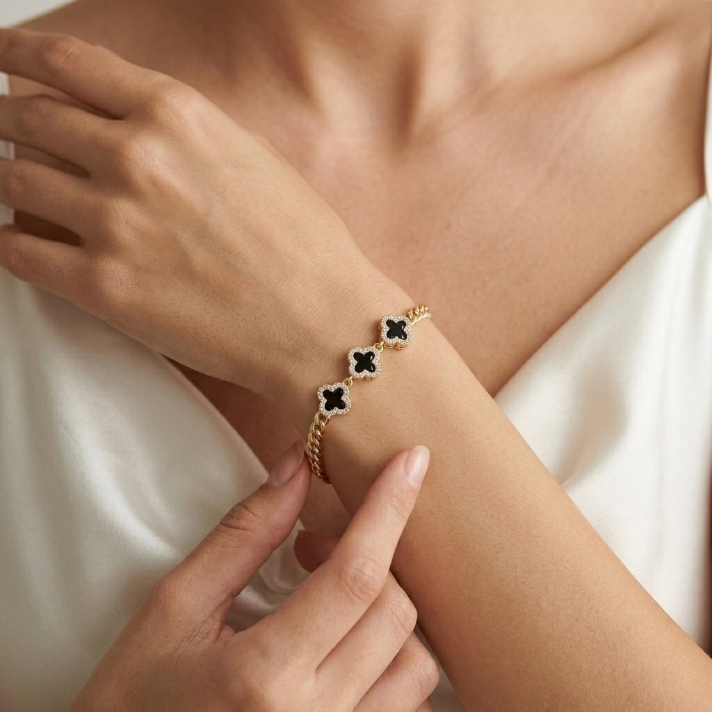 Rokassprādze "Extra mirdzošā četrlapiņa"