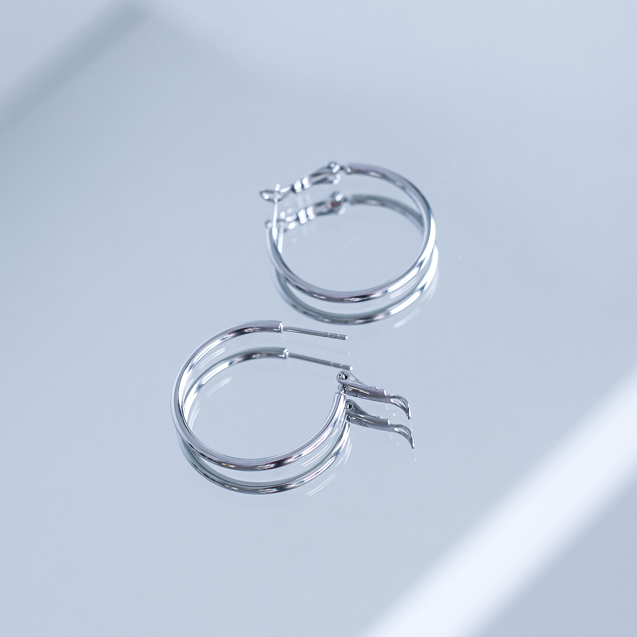 Auskari "Klasiskie gaišie riņķi"