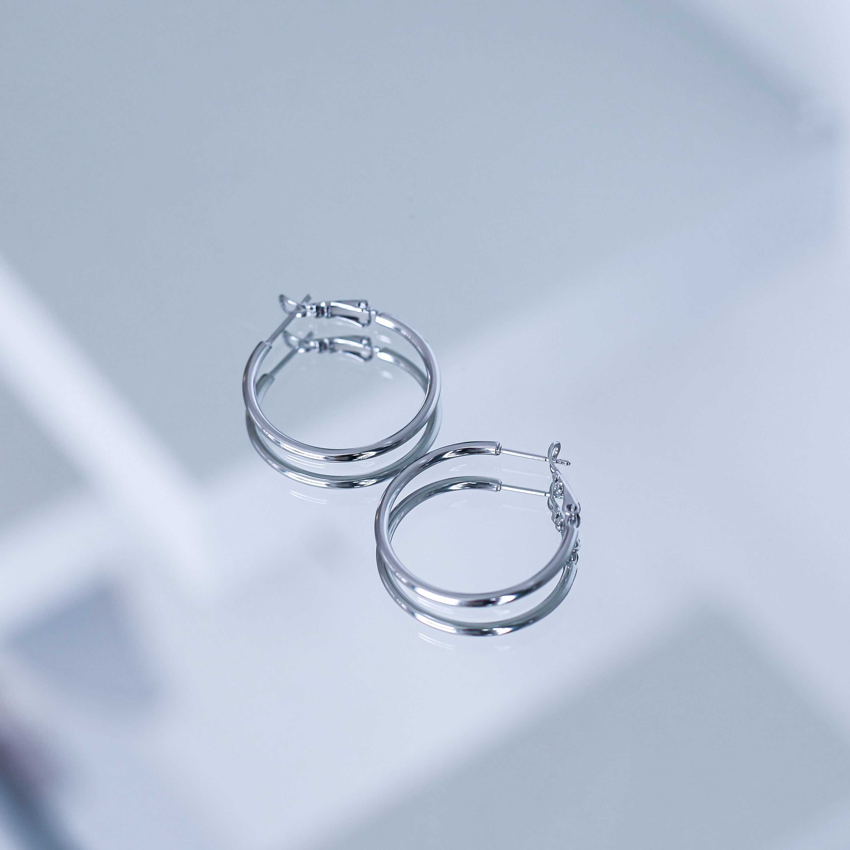 Auskari "Klasiskie gaišie riņķi"