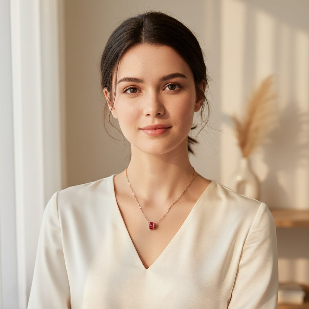 Kaklarota Swirl sarkana