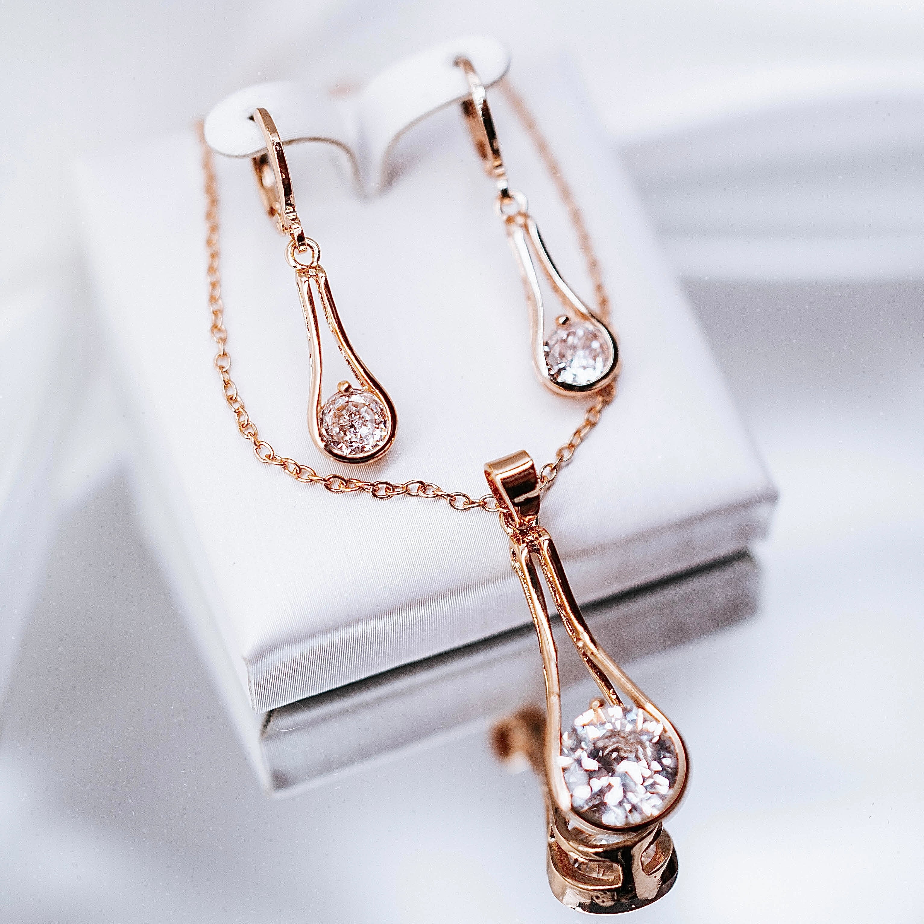 Rotu komplekts "Apaļā lāsīte rozā"