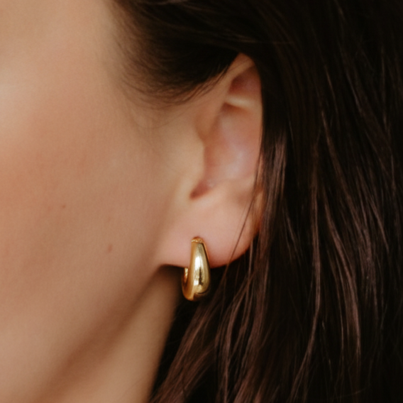 Auskari "Zeltītais piliens"