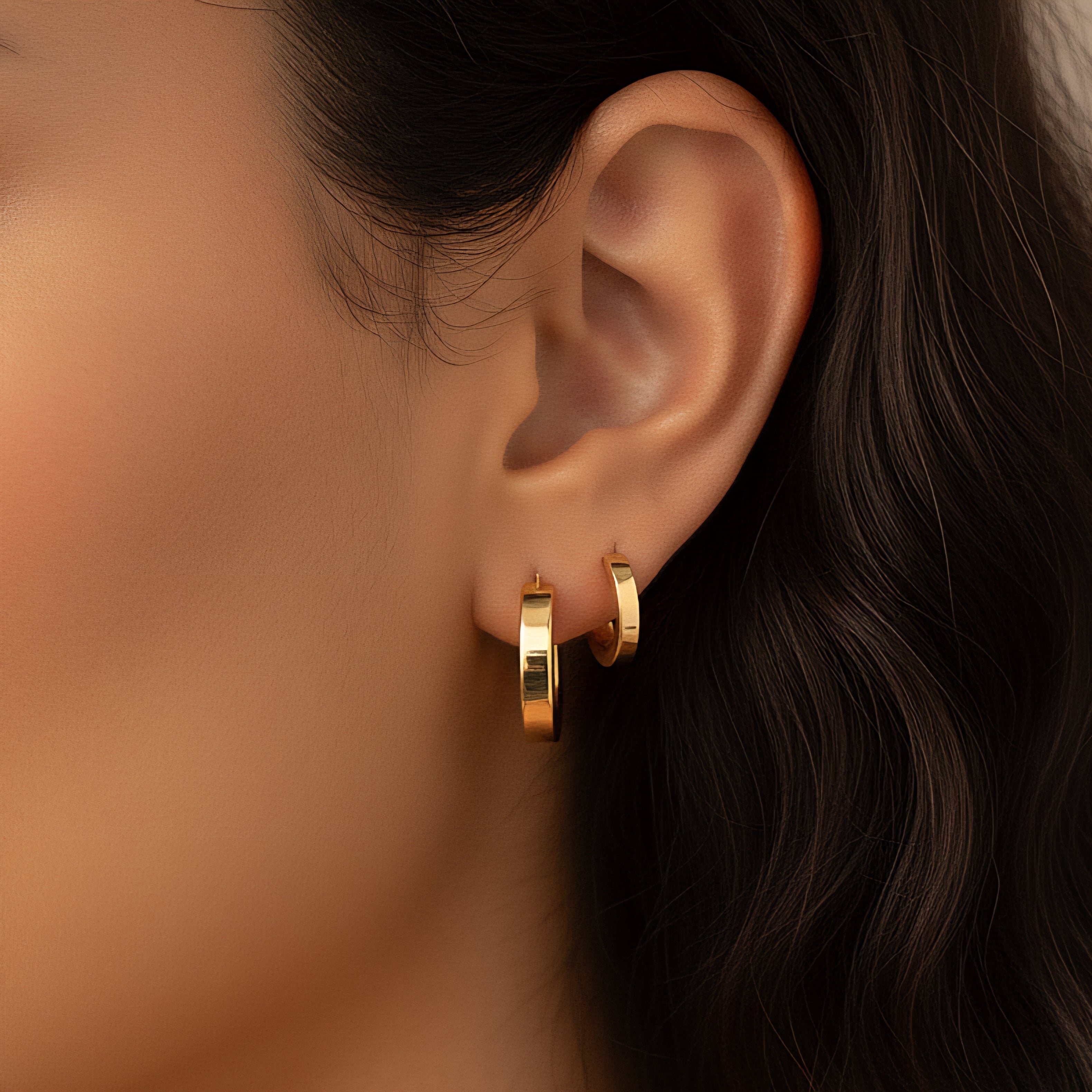 Auskari "Platie riņķīši"- dažādi izmēri