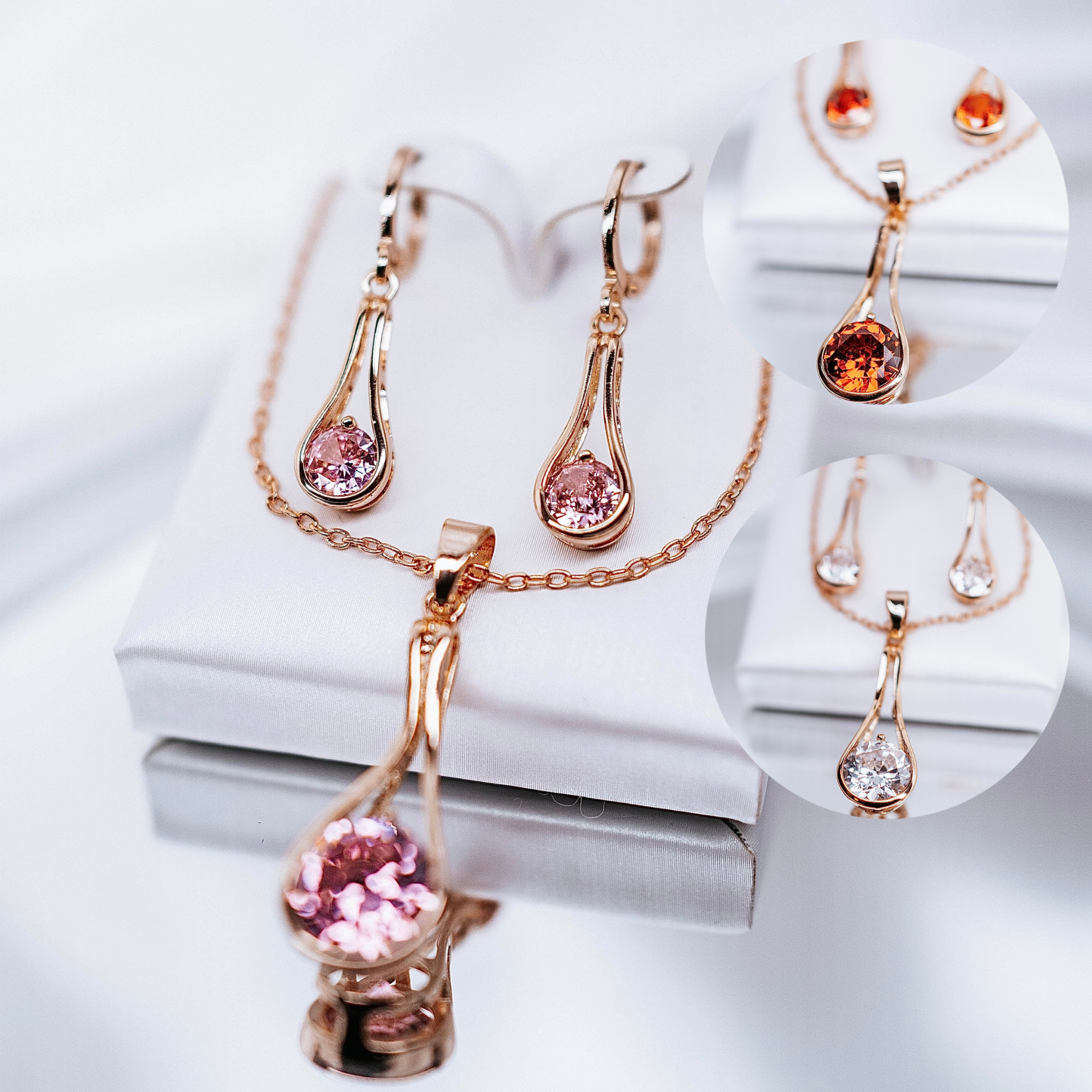 Rotu komplekts "Apaļā lāsīte rozā"