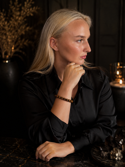 Dabīgo akmeņu rokassprādze Drosmei Courage
