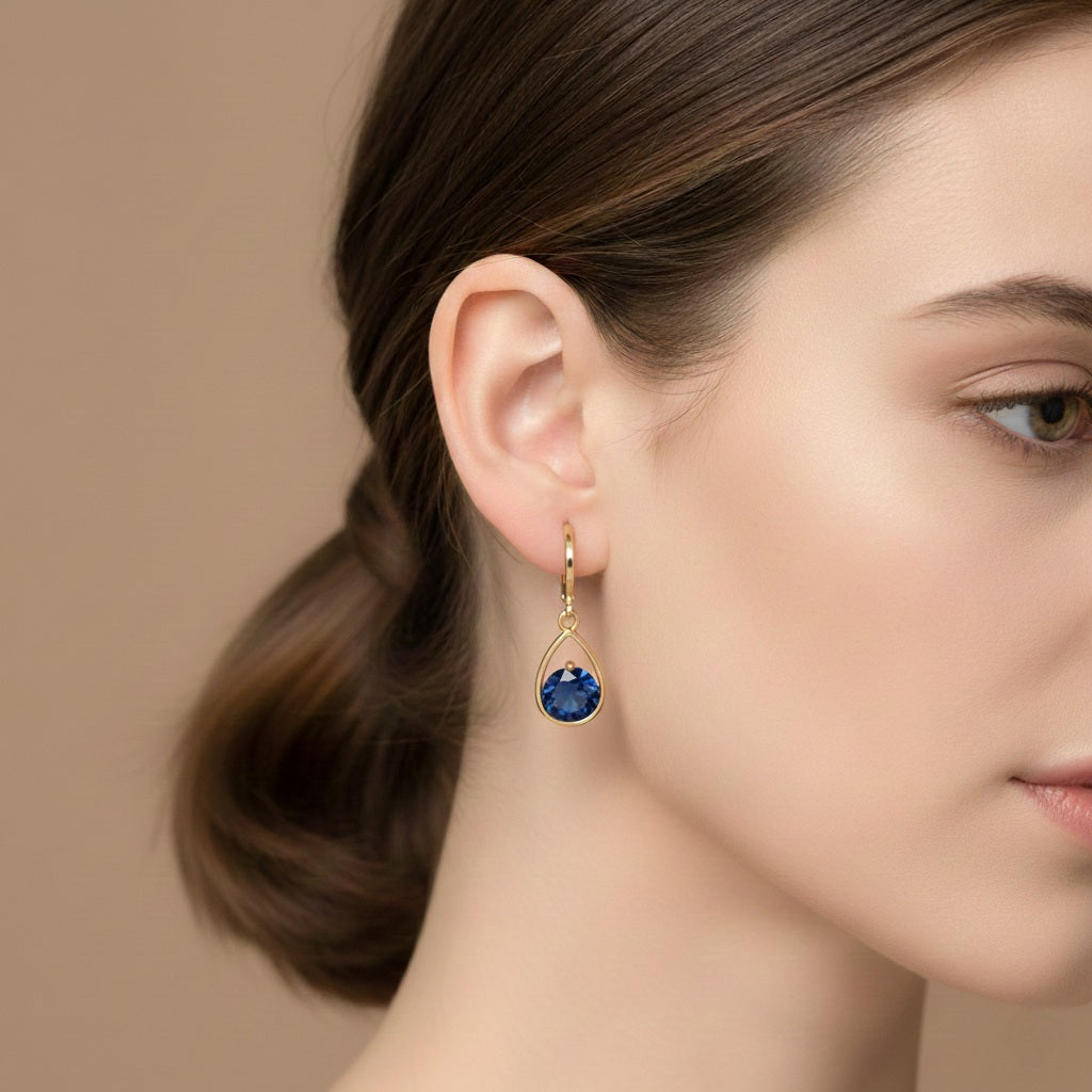 Auskari "Tumši zilā lāsīte"