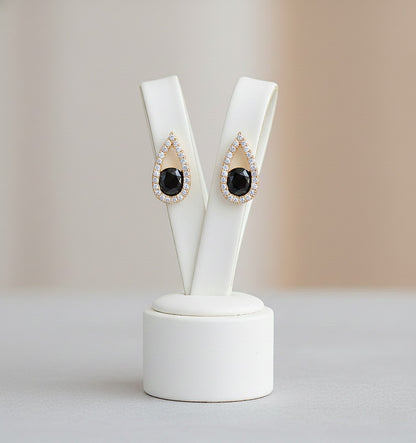 Auskari "Nagliņa melnā lāsīte"