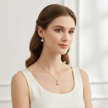 Rotu komplekts "Crystal clover četrlapiņa"