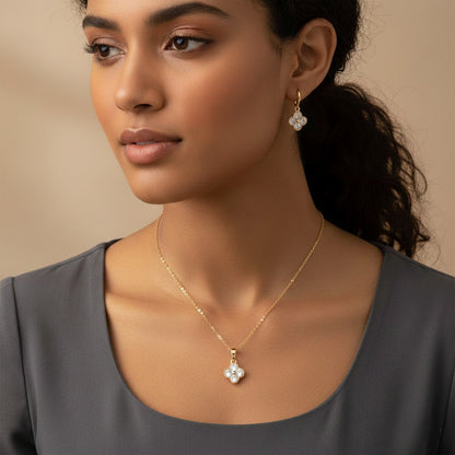 Rotu komplekts "Crystal clover četrlapiņa"