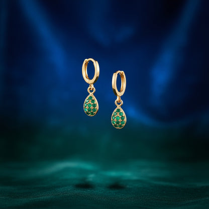 Auskari "Zaļā lāsīte"