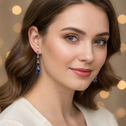 Auskari "Trīs tumši kristāli"