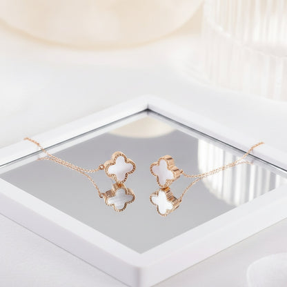 Auskari "Nokarenā četrlapiņa clover"