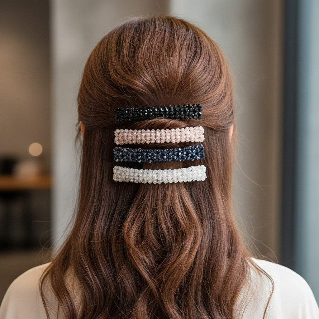 Matu sprādze "Kristālu pērlītes" IZVĒLIES SAVU KRĀSU