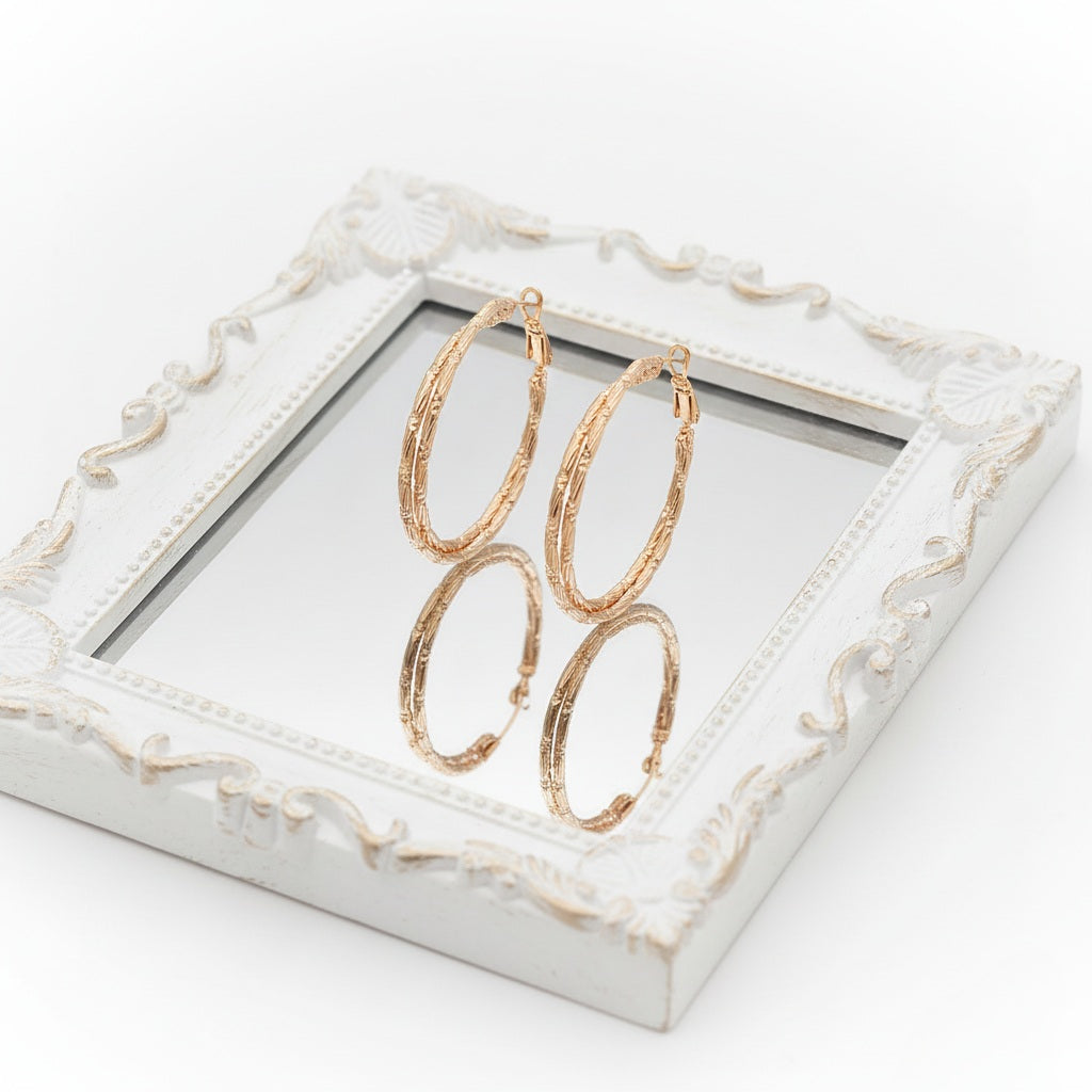 Earrings "Double Hoops"