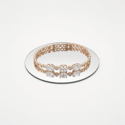 Rokassprādze "Klasiskie 3 kristāli"