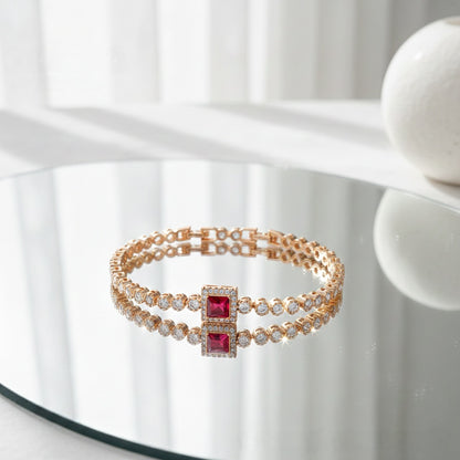 Rokassprādze "Kvadrāta kristāls"